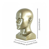 Male Mannequin Head Versatile Pvc Mannequin Head Home Decor for Showroom