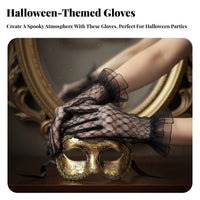 Feline Auditory Organ Lace Covering Headband Alluring Design Lace Feline