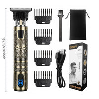 Electric Hair Trimmer Portable Cordless Hair Clipper Long Battery Life for Men
