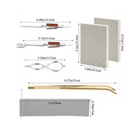 7 Pieces Jewelry Soldering Tool Kit Heat Resistant Jewelry Soldering Kit