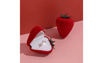 Strawberry Band Box Romantic Fruit Shaped Band Holder Memorable Presentation