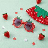 Strawberry-Shaped Glasses Tinted Lenses Fashion Accessory Novelty