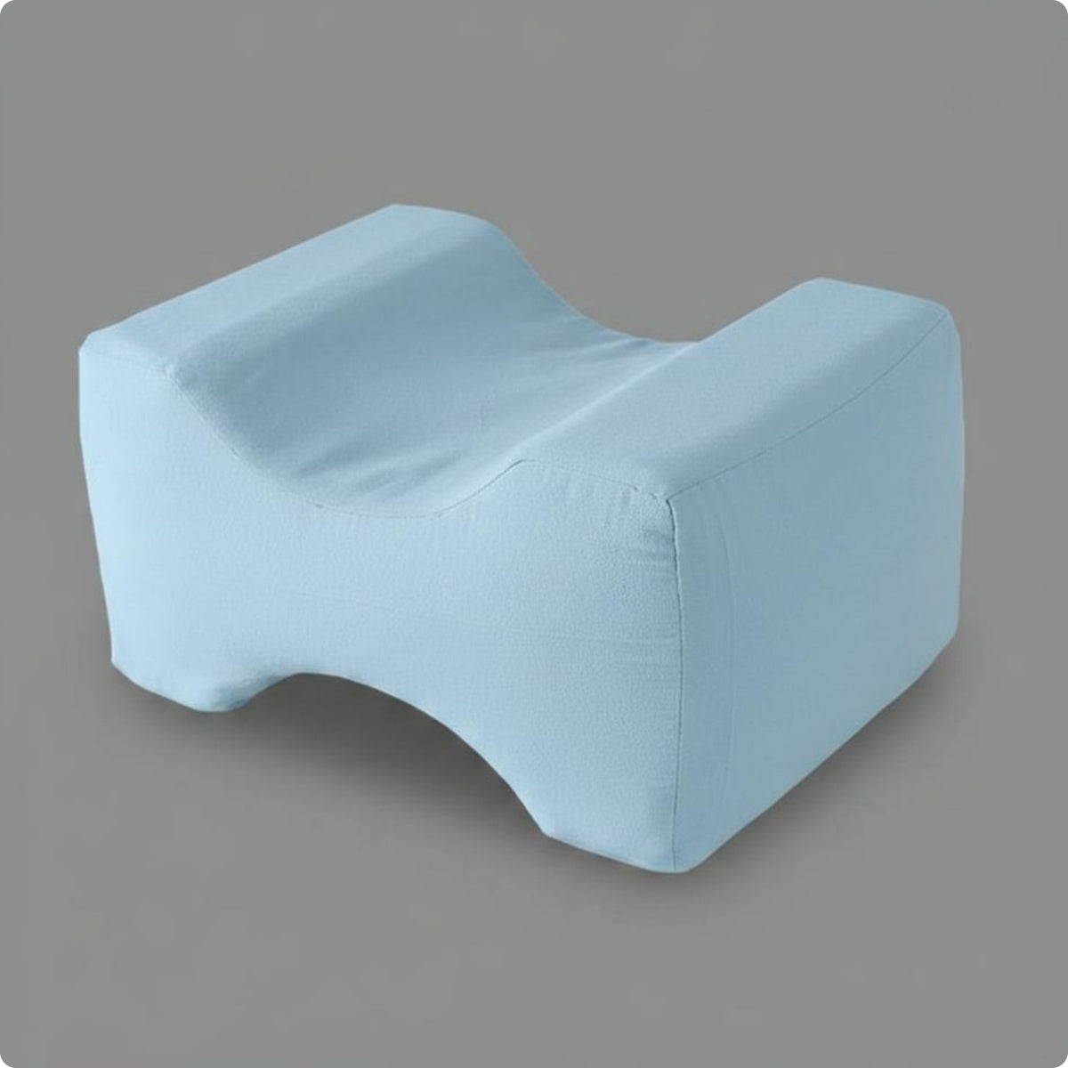 Knee Positioning Cushion Light Blue Side-Lying Cushion Hypoallergenic