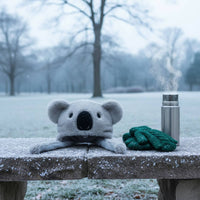 Fuzzy Koala Earflap Hat Ear Protection Koala Fuzzy Hat Warm for Parties, Outdoor