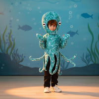 Squid Costume Sea Creature Costume Dress-up Clothing for Young Children, Halloween, School Plays