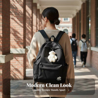 Monochromatic Color Rucksack Korean design and aesthetic Backpack all-purpose for Commute, Teenagers, male users