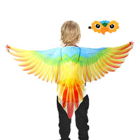 Parrot Costume Feathered Extensions Halloween Bird Feathered Extensions Role