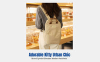 Soft Nylon Backpack, medium size, ergonomic pressure relief, durable, urban casual travel