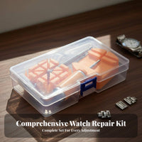 Watch Strap Adjustment Tool Set Includes Replacement Pins Watch Link Removal Kit Portable Easy to Use for DIY Hobbyists