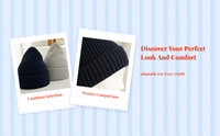 Knit Hat, Wool, Thick, Breathable, For Cycling, Hiking