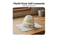 OB11 Doll Hat Adorable Design Doll Hat Soft Material Tiny Knit cap for Miniature Figure Owners