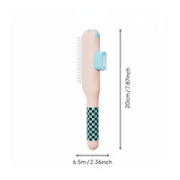 Cat Deshedding Brush Removes Loose Fine-Toothed Grooming Comb Gentle on Skin