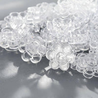 100 Pieces Transparent Flower Glue Cup Clean and Neat Flower Glue Cup Portable