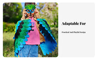 avian feather cape ignites creativity creature Costume Easy to Wear for celebration gathering
