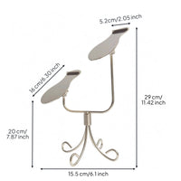 Adjustable Footwear Display Stand Electroplated Adjustable Shoe Holder Stand Angled Stage