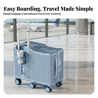 children's Ride-on Luggage Rigid-shell shell Trolley Case Pull Strap for Toddlers