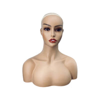 Mannequin Bust with Shoulders Lightweight Mannequin Head with Shoulders Sturdy