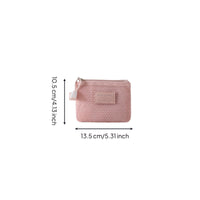 Makeup Bag, Mini Doublefastener Travel Organizer, Mesh Cosmetic Storage Pouch for Women, Small Multipurpose Case