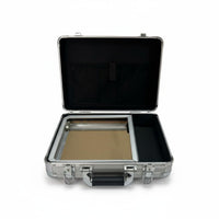 Foam Insert Equipment Case Shockproof Foam Lined Instrument Case Pressure Resistant Aluminum Frame for Photographers, Travel