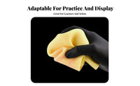 Large Size Double-Sided skin art Practice Sheet Realistic Feel Blank skin art Practice Pad Flexible Artificial Skin Reusable for Beginners