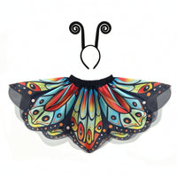 butterfly skirt with headband Layered Skirt Elastic for Girls, Kids