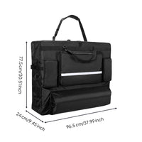 Massage Table Carrying Bag Black Folding Massage Table Bag Shoulder Strap Storage