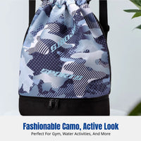 Sports Bag, Swim Bag, Unisex, Dry Wet Separation, Shoe Pocket, Portable, Gym