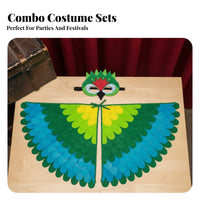 avian feather cape ignites creativity creature Costume Easy to Wear for celebration gathering