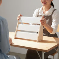 Countertop Necklace Display Board Large Capacity Wooden Jewelry Display Rack Wooden Frame Jewelry Rack for Market Stalls
