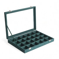 Velvet Jewelry Box Rectangular Accessory Storage Portable