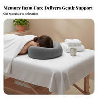 Face down Pillow Washable Cover Spa Bed Face Cushion Breathable for Beauty Salon