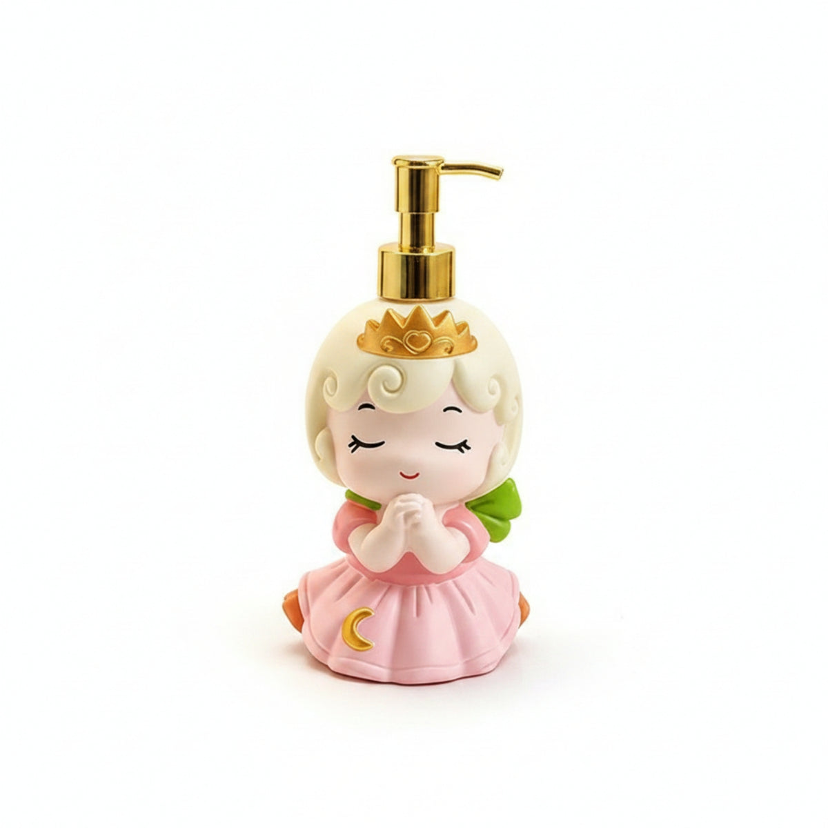 Princess Pump Bottle Crown Detail Bathroom Item Rounded Shape