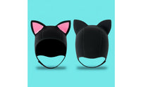 Cat Ear Diving Hood Sun Protection Animal Ear Neoprene Hood Water Sports Gear for Women, Snorkeling