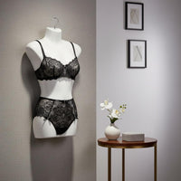 Hanging Female Torso Mannequin Slim Waist Design Hanging Mannequin Torso Women's Bathing Suits Display Form Rotating Hook
