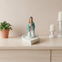 Prayer Jewelry Box Rosary-Design Decorative Item Tabletop Decor for Christians