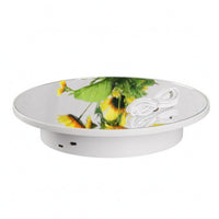 Electric Rotating Display Stand Mirrored Top Rotating Display Turntable Slow Rotation Photo Gear for Photographers