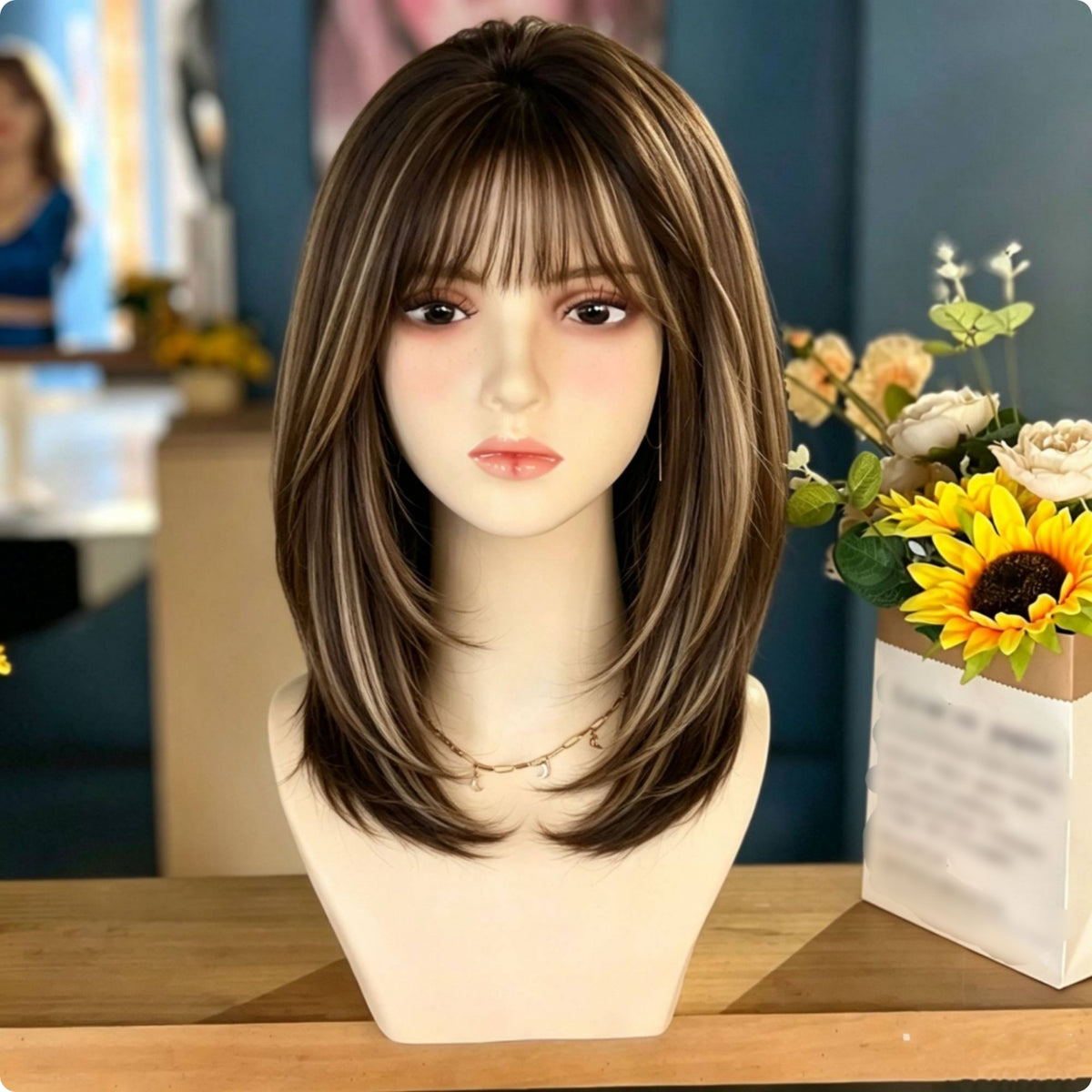 Hairpiece Display Head Smooth Surface Hairpiece Display Bust PVC