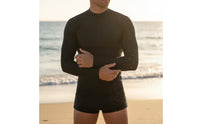 Long Sleeve Aquatic Shirt Lightweight Long Sleeve Aquatic Shirt Tight-Fitting Diving Shirt Breathable Men's Wave Top Reduces