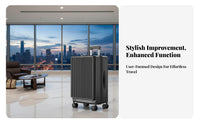 20in Side-Opening Trolley Large Capaurban Frontretrieve hard-sided hand luggage