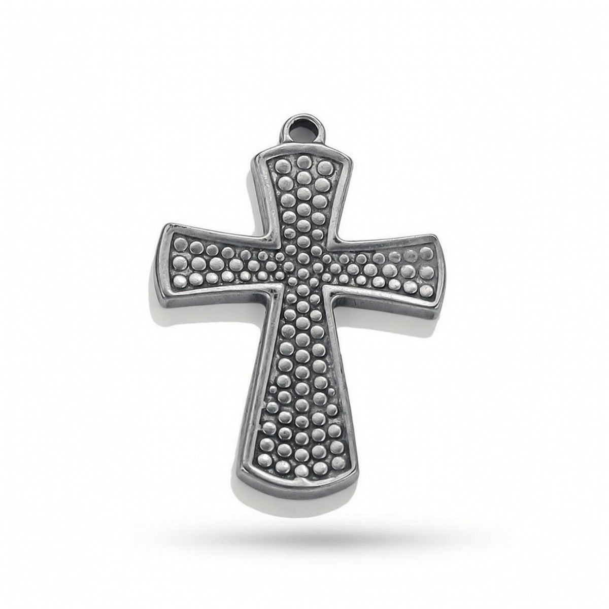 Cross Pendant with Loop Decorative Cross Dangle Charm Lightweight