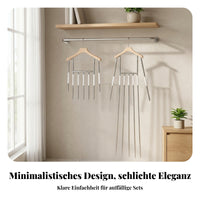 Long-Lasting Metal Telescopic Photo Display Hanger Invisible Garment Hanger