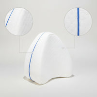 Contoured Leg Pillow Soft Leg and Knee Pillow Memory Foam for Bed, Side Sleepers