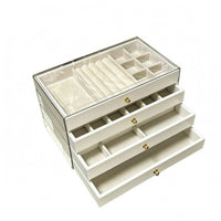Drawer Jewelry Box Transparent Storage Drawers Shatter-Resistant