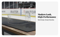 Shock Resistant Hockey Helmet Visor High-Clarity Hockey Visor Anti-Scratch for Floorball