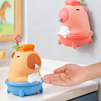 Cartoon Capybara Soap Dispenser Children Friendly Automatic Foam Dispenser