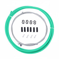 Mountain Bike Street Bike Wire Set Wear Resistant Cycle Brake Wire Set Gear and Brake Wire Housing Kit Effortless PTFE Inner