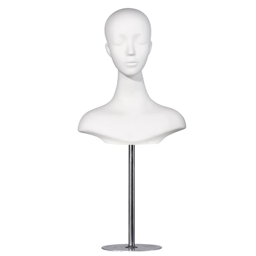 Mannequin Head with Shoulders Realistic Manikin Head with Shoulders Sturdy