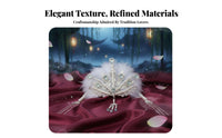 Traditional Chinese Attire Hair Adornment Fairy-Like Design Traditional Chinese Attire Hair Accessory Bead Tassel Headdress