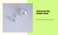 Hypoallergenic silicone earring backs