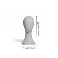 Shoulder Design Pinnable Mannequin Head Stable Base Hat Display Stand Long-Lasting for Cosplayers, Retailers, Retail Shop, Boutique